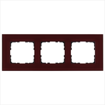 Рамка 3-м G-Glass стекло гранат. JasmartG1003GH Рамка 3-м G-Glass стекло гранат. JasmartG1003GH