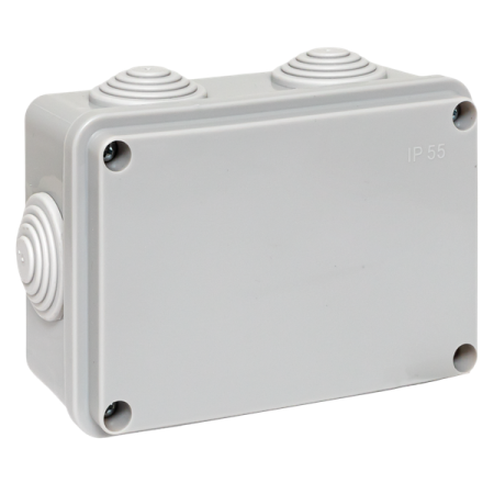 Коробка распаячная КМР-050-048 пылевлагозащ. 120х80х50 6 мембранных вводов уплот. шнур PROxima EKF plc-kmr-050-048