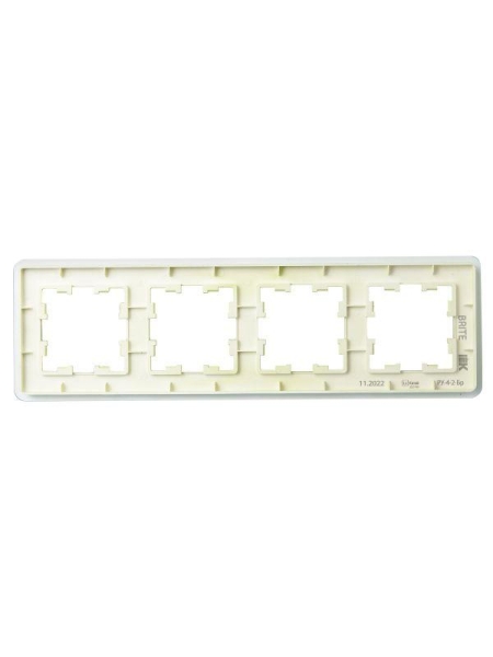 Рамка 4-м BRITE РУ-4-2-Бр стекло эко грин RE IEK BR-M42-G-41-K06