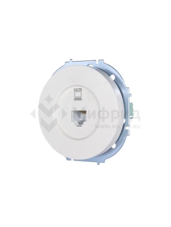 Розетка компьютерная СП OSEN RJ45 кат.6 механизм бел. LEZARD 743-0288-140