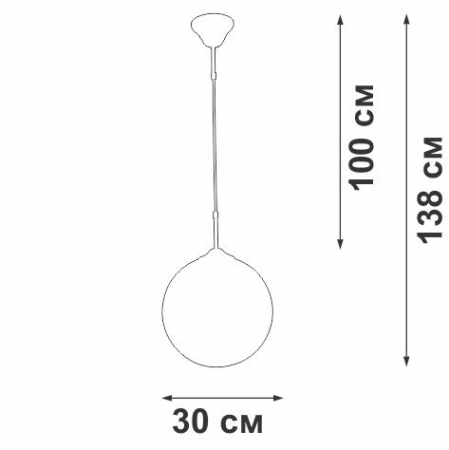 Подвес 1хЕ27 макс. 40Вт Vitaluce V2993-0/1S Подвес 1хЕ27 макс. 40Вт Vitaluce V2993-0/1S