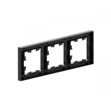 Рамка 3-м Эпика пластик черн. EKF UP1-FPB-03 Рамка 3-м Эпика пластик черн. EKF UP1-FPB-03