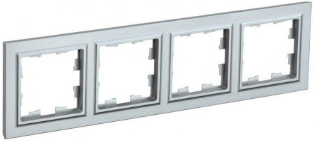 Рамка 4-м BRITE РУ-4-БрА алюм. IEK BR-M42-K47 Рамка 4-м BRITE РУ-4-БрА алюм. IEK BR-M42-K47