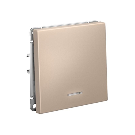 Выключатель 1-кл. ArtGallery (сх. 1а) 10AX с подсветкой механизм песочн. SE GAL001213