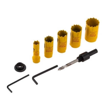 Набор коронок Bimetal (14 20 22 25 30 35 40 51 60 64 67) 16 предметов метал. кейс Kranz KR-92-0203-1 Набор коронок Bimetal (14 20 22 25 30 35 40 51 60 64 67) 16 предметов метал. кейс Kranz KR-92-0203-1