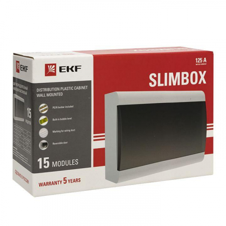 Щит ЩРН-П-15 "SlimBox" IP41 PROxima EKF sb-n-15 Щит ЩРН-П-15 "SlimBox" IP41 PROxima EKF sb-n-15
