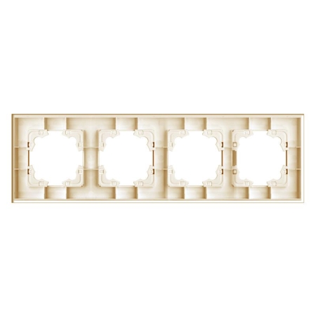 Рамка 4-м Афина стеклянная зол. UNIVersal 2293