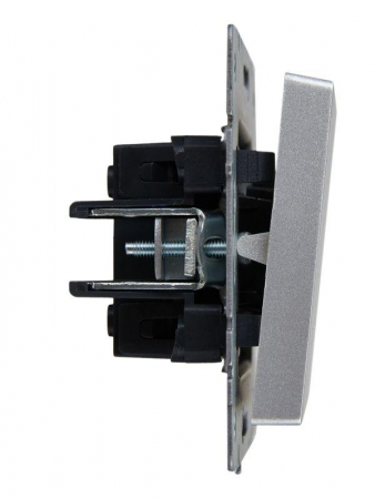 Выключатель 1-кл. СП BRITE ВС10-1-0-БрА 10А механизм алюм. IEK BR-V10-0-10-K47