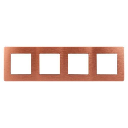 Рамка 4-м 12-5104-14 сатин медь Эра Б0052537