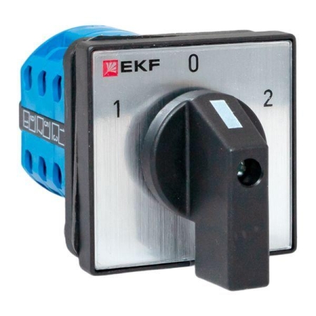 Переключатель кулачковый ПК-1-43 3п 10А "1-0-2" IP65 EKF pk-1-43-10-65 Переключатель кулачковый ПК-1-43 3п 10А "1-0-2" IP65 EKF pk-1-43-10-65
