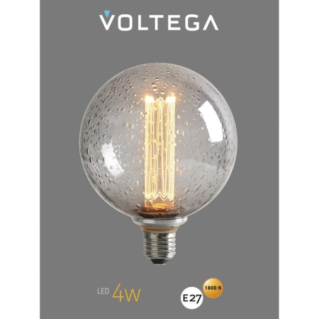 Лампа светодиодная Loft Led G125FC1978 4Вт 1800К E27 Voltega 8569 Лампа светодиодная Loft Led G125FC1978 4Вт 1800К E27 Voltega 8569