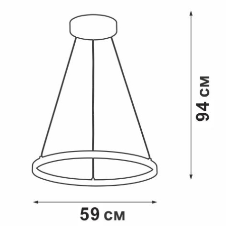 Светильник светодиодный LED 39Вт 3000К 2370лм Vitaluce V04614-13/1S Светильник светодиодный LED 39Вт 3000К 2370лм Vitaluce V04614-13/1S