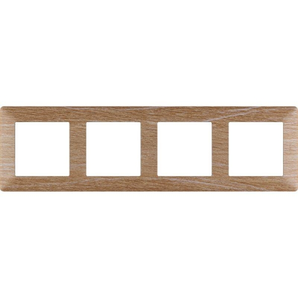 Рамка 4-м Valena Life универсальная свет. дерево Leg 754184 Рамка 4-м Valena Life универсальная свет. дерево Leg 754184