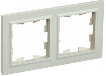 Рамка 2-м BRITE РУ-2-БрКр беж. IEK BR-M22-K10 Рамка 2-м BRITE РУ-2-БрКр беж. IEK BR-M22-K10