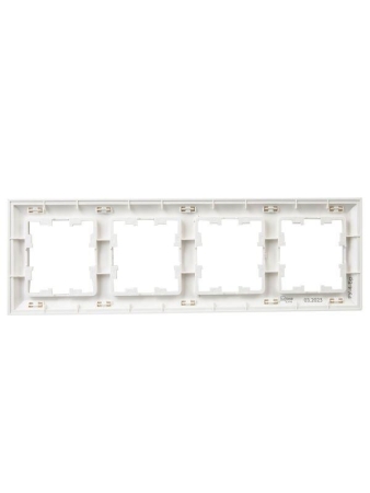Рамка 4-м BRITE РУ-4-Бр бел./бел. IEK BR-M42-12-K01 Рамка 4-м BRITE РУ-4-Бр бел./бел. IEK BR-M42-12-K01