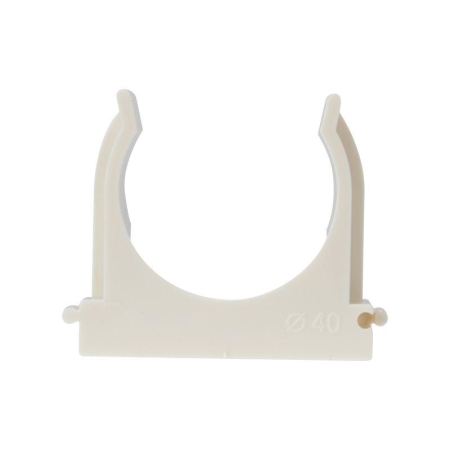 Держатель для труб (клипса) d40мм для монтажного пистолета бел. Rexant 28-0440-3
