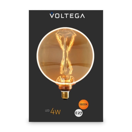 Лампа светодиодная Loft Led G130 4Вт 1800К E27 Voltega 8541 Лампа светодиодная Loft Led G130 4Вт 1800К E27 Voltega 8541