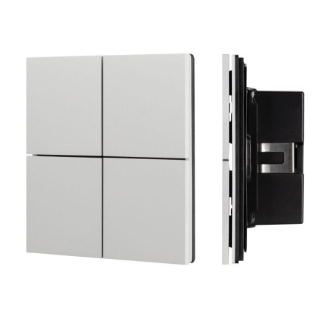 Панель кнопочная KNX-304-23-IN Silver (BUS Frameless) (IP20 металл) INTELLIGENT ARLIGHT 039662 Панель кнопочная KNX-304-23-IN Silver (BUS Frameless) (IP20 металл) INTELLIGENT ARLIGHT 039662