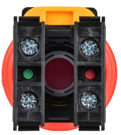 Кнопка "Грибок" d22мм 1НО+1НЗ MASTER без фиксации красн. IEK MI-BG60-11M-3-21-K04