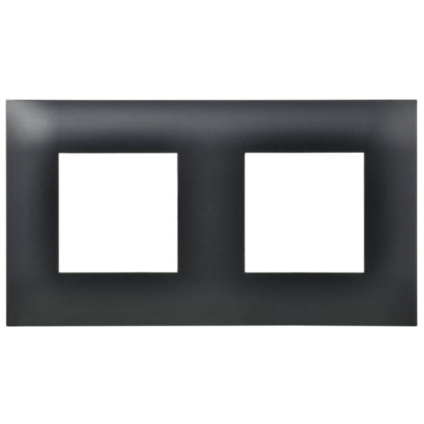 Рамка 2-м SKANDY SK-F02Bl черн. IEK SK-M22-K02 Рамка 2-м SKANDY SK-F02Bl черн. IEK SK-M22-K02