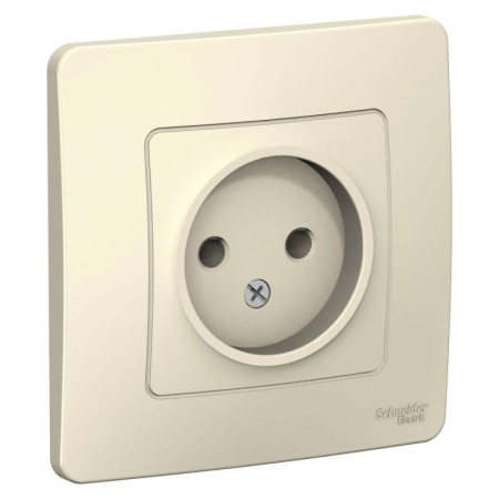 Розетка 1-м СП Blanca 16А IP20 250В без заземл. без защ. шторок молоч. SE BLNRS000012 Розетка 1-м СП Blanca 16А IP20 250В без заземл. без защ. шторок молоч. SE BLNRS000012