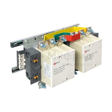Контактор реверсивный КТЭ-1 225А кат. 230В AC 2НО EKF ctr-b-r-225