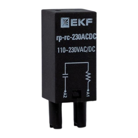 Модуль защитный RC 110-230В AC/DC для промежуточных реле RP AVERES EKF rp-rc-230ACDC Модуль защитный RC 110-230В AC/DC для промежуточных реле RP AVERES EKF rp-rc-230ACDC