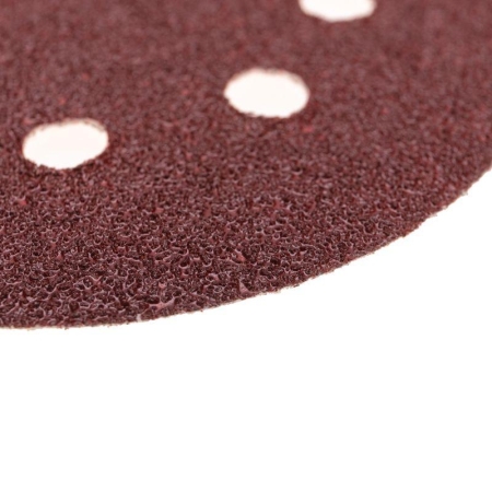 Диск абразивный на ворсовой основе на липучке перфорир. P40 125мм (уп.10шт) Kranz KR-91-1164