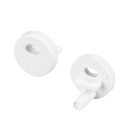 Заглушка ARH-ROUND-D8 с отверстием пластик Arlight 037401