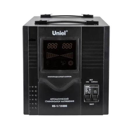 Стабилизатор напряжения RS-1/15000 1ф 15кВА релейный Uniel 03116