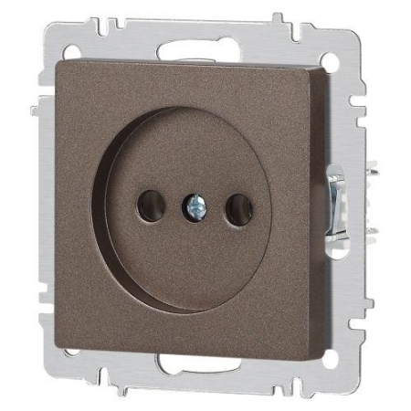 Розетка 1-м СП Accent 6-201-08 16А IP20 250В 2P бронза Intro Б0063670 Розетка 1-м СП Accent 6-201-08 16А IP20 250В 2P бронза Intro Б0063670